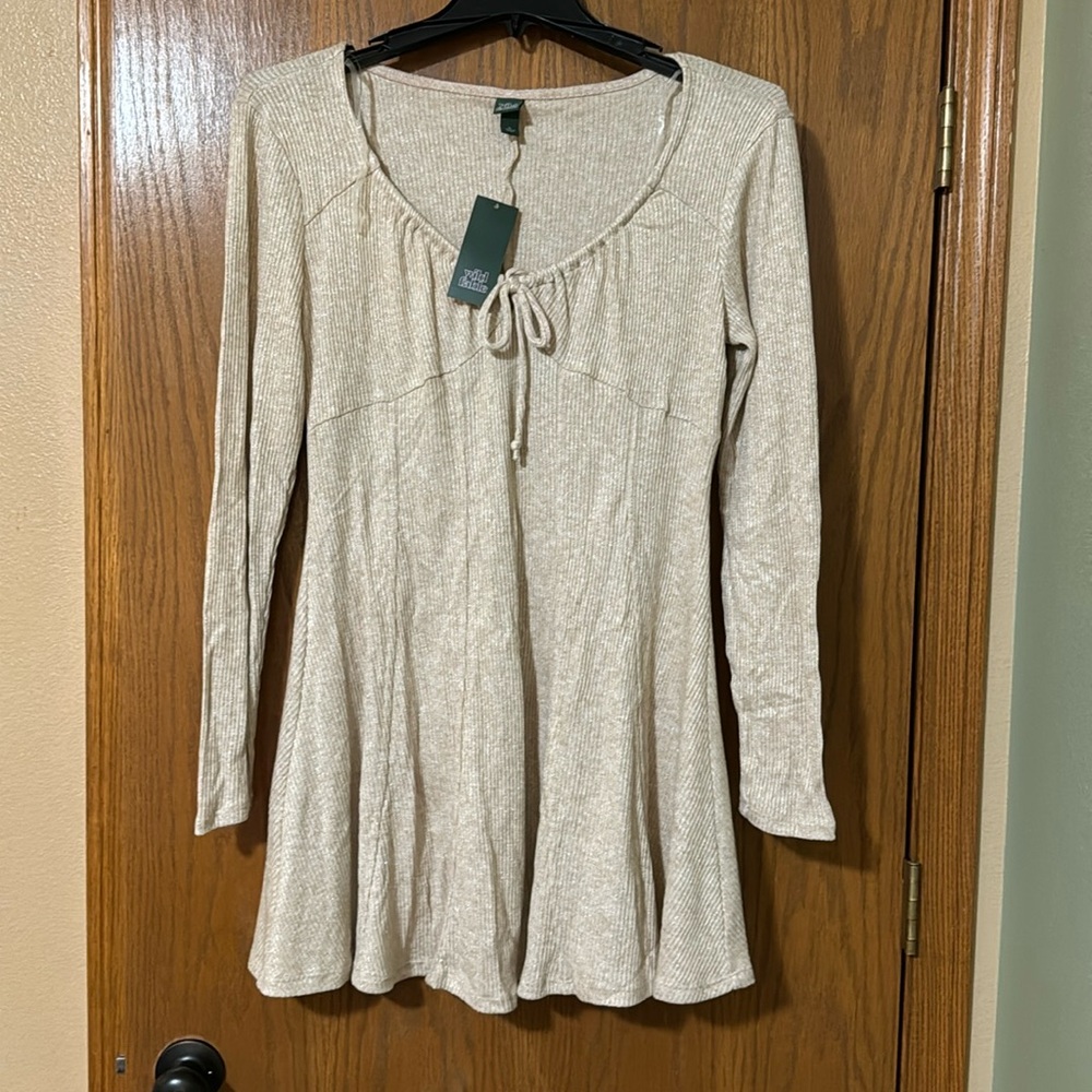 BMWT Wild Fable Gold Sparkle Dress